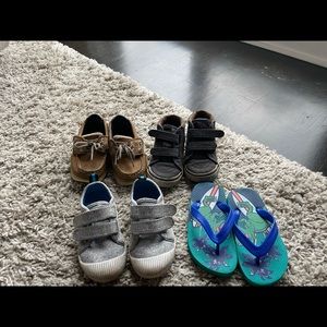 Bundle of toddler boy shoes 7.5 and 8